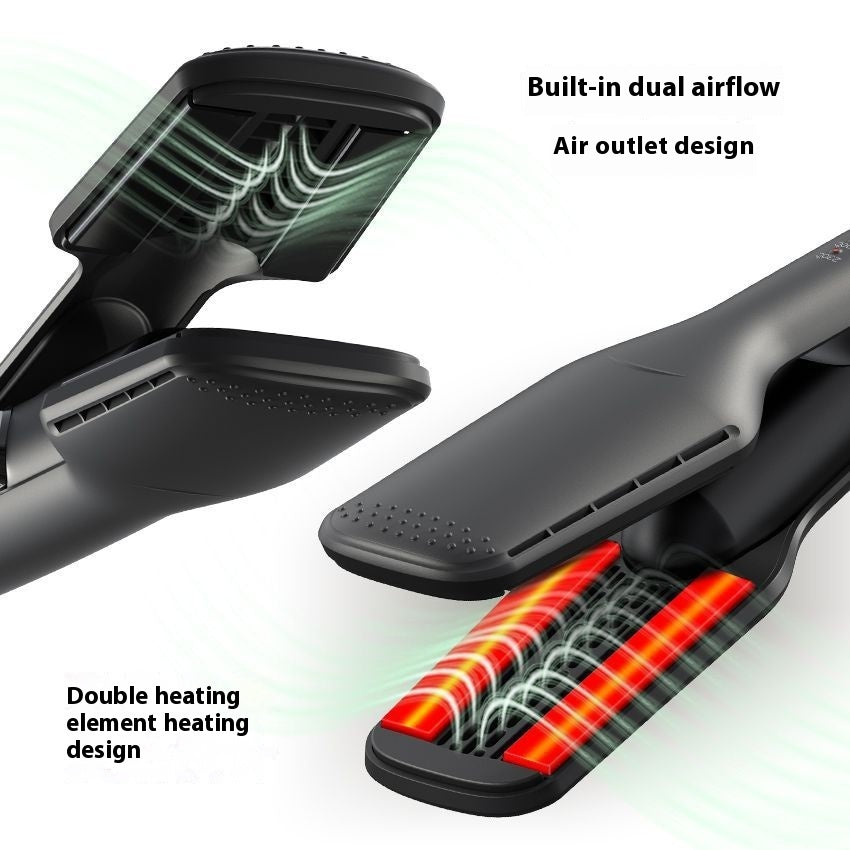 Hair Dryer Hair Straightener Two-in-one Multi-functional Wet And Dry Dual-use Electric Hair Straightener