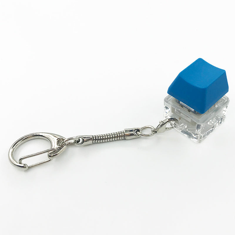 Small Square Sugar Colored Keycaps Mechanical Keyboard Keychain Charm