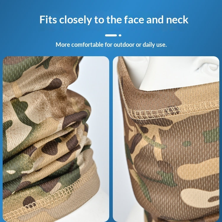 All In One Breathable Neck Gaiter With Sun Protection Perfect For Outdoor Use