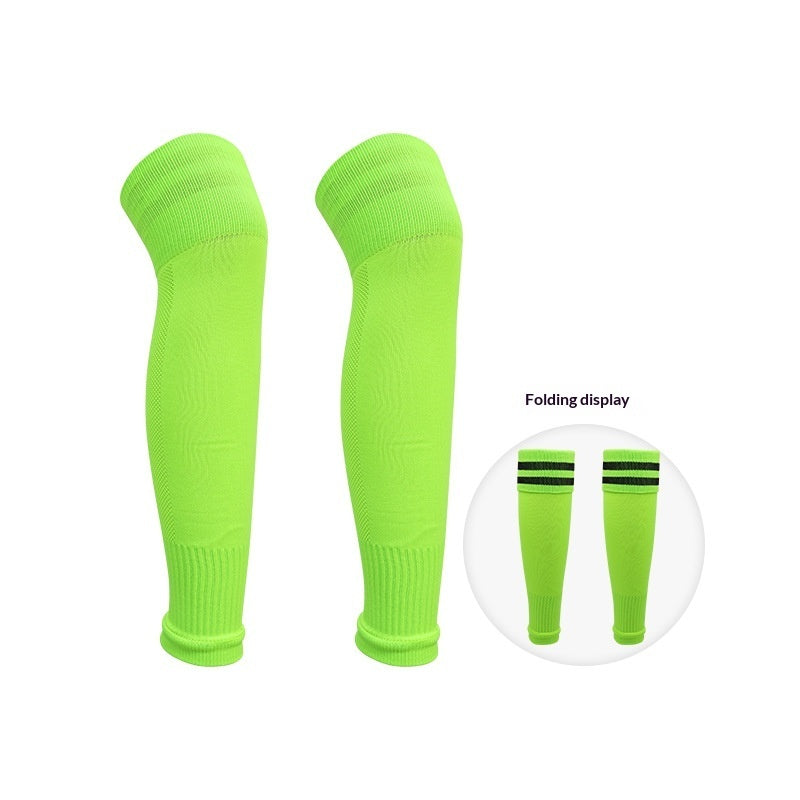 Over-the-knee Soccer Socks With Leg Guards For Fall And Winter