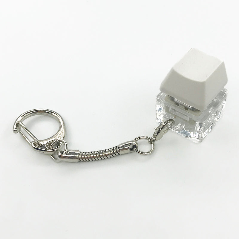 Small Square Sugar Colored Keycaps Mechanical Keyboard Keychain Charm