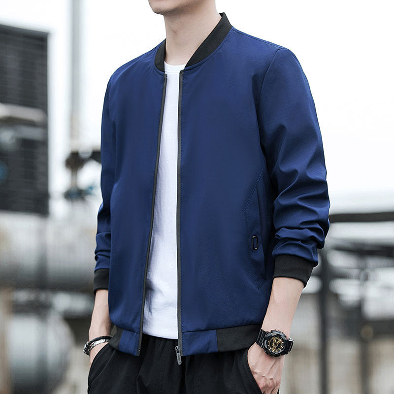New Mens Casual Long Sleeve Jacket For Spring And Autumn