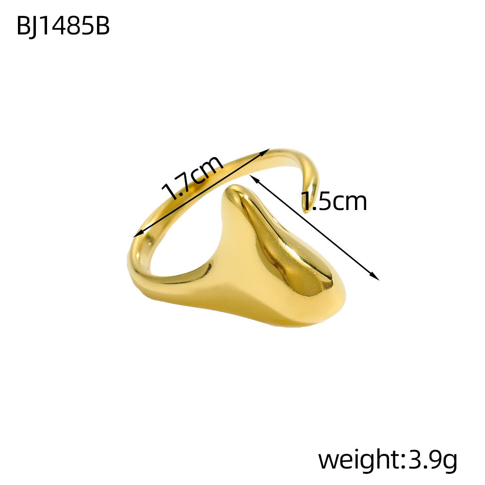 Trendy  Fashionable  And Unique Gold Ring