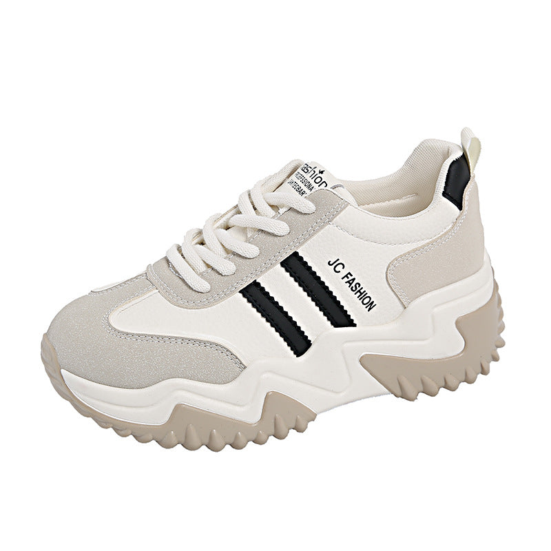 Womens Stylish Casual Thick-soled Running Sneakers