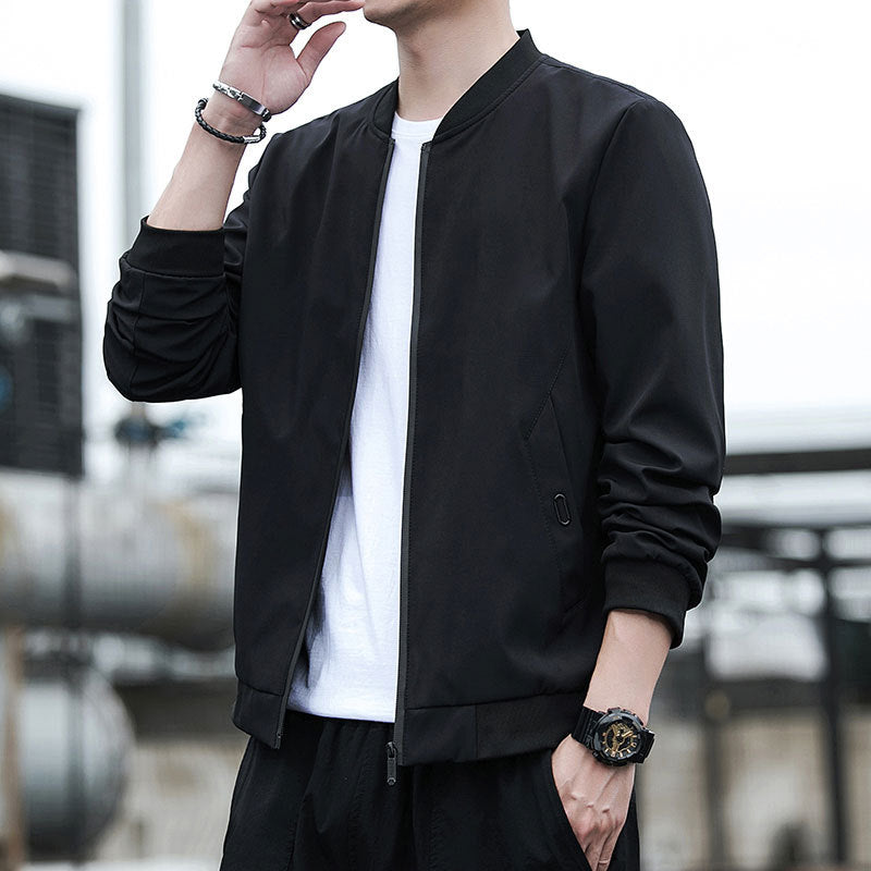New Mens Casual Long Sleeve Jacket For Spring And Autumn