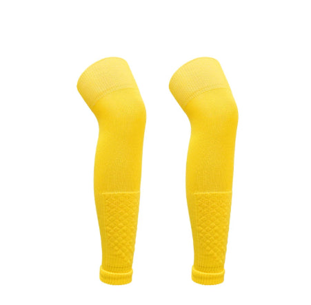 Over-the-knee Soccer Socks With Leg Guards For Fall And Winter