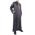 Polyester Cotton Embroidered Robe Style Islamic Arabian