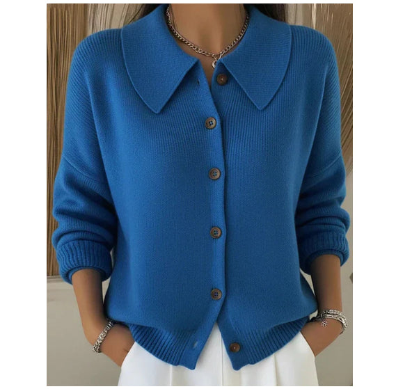 Womens Knitted Cardigan With Buttons