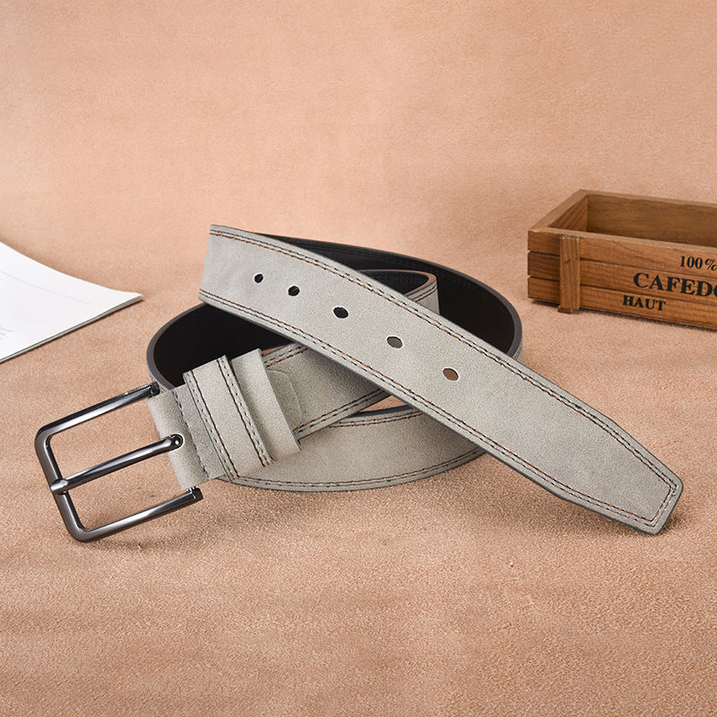 Versatile Alloy Pin-buckle Belt For Business