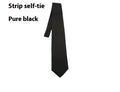 8CM Tie Men's Formal Wear Business Black Suit Hand Tie Work