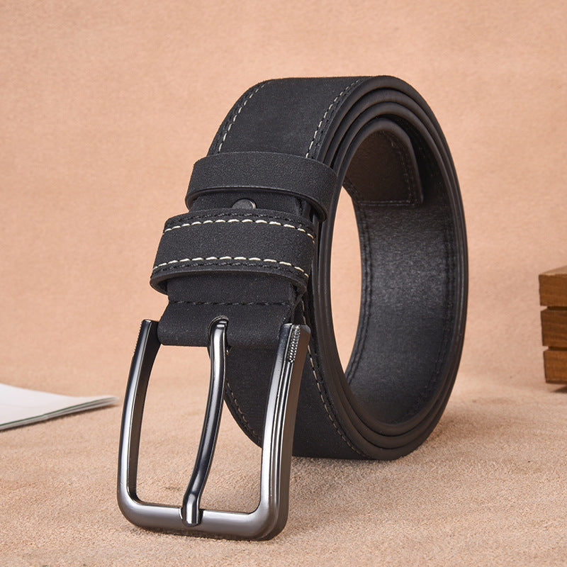 Versatile Alloy Pin-buckle Belt For Business