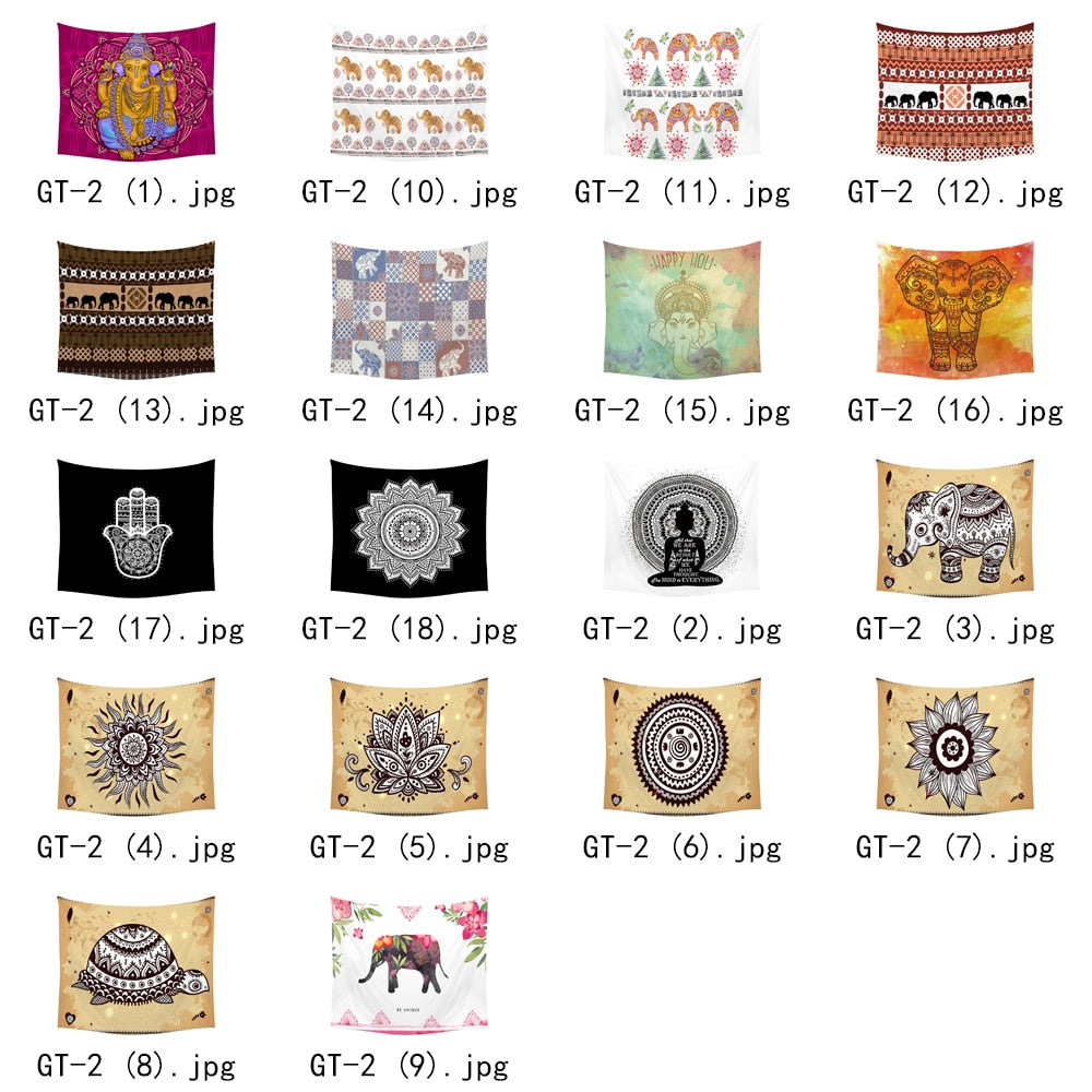 Personalized bohemian photo custom tapestry