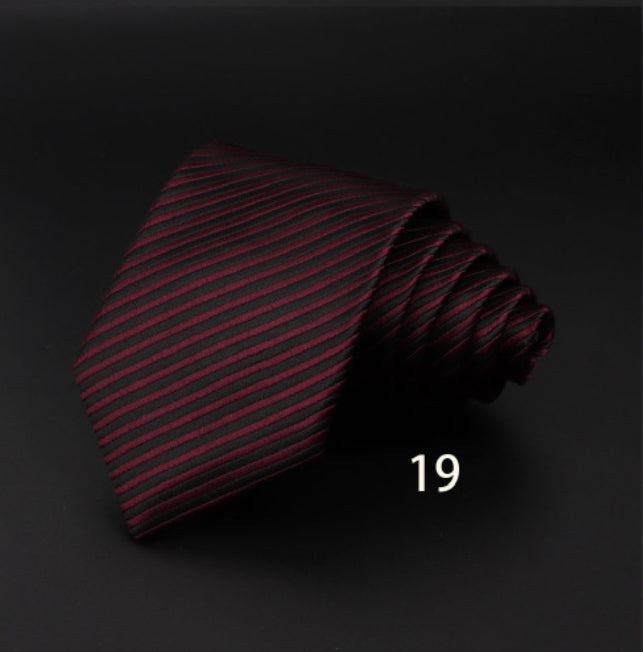 Men's Striped British Gentleman Polyester Fiber Tie