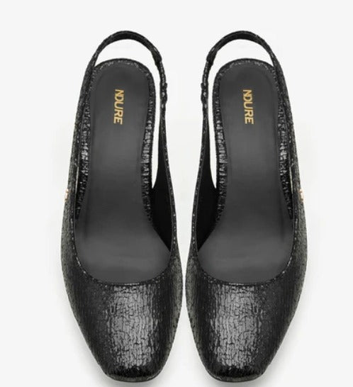 Women's Textured Slingback Heels