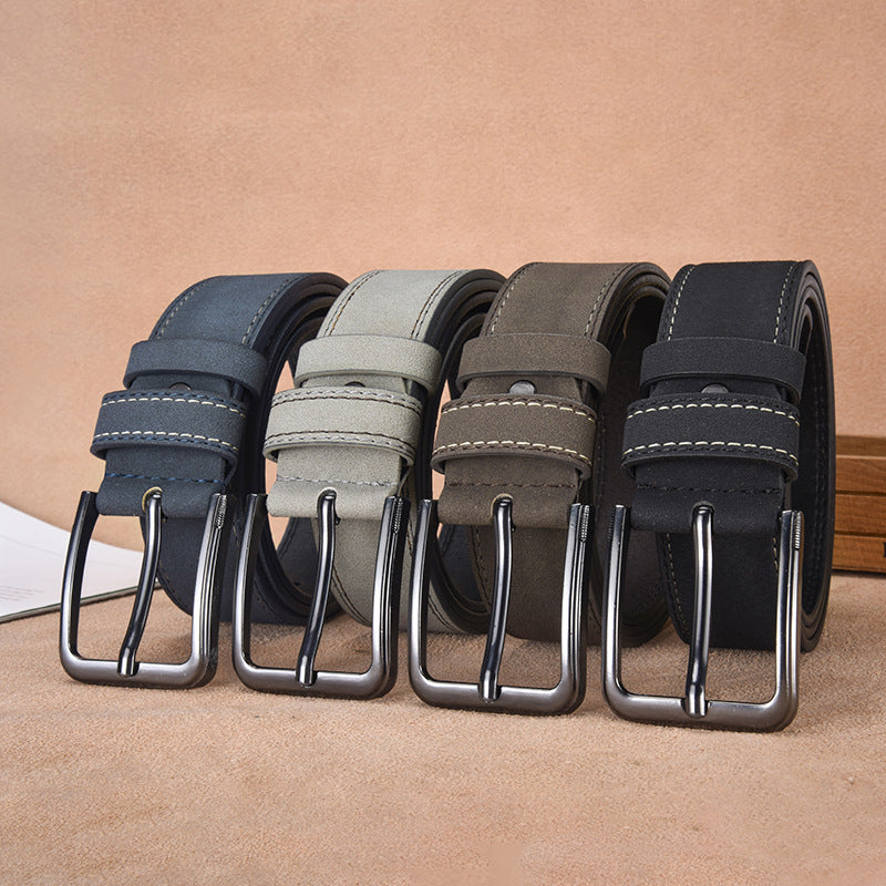 Versatile Alloy Pin-buckle Belt For Business