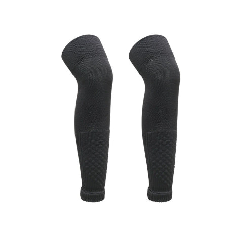 Over-the-knee Soccer Socks With Leg Guards For Fall And Winter