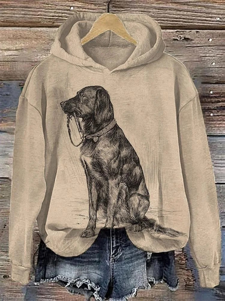 Womens 3D Digital Print Hoodie From Europe And The US