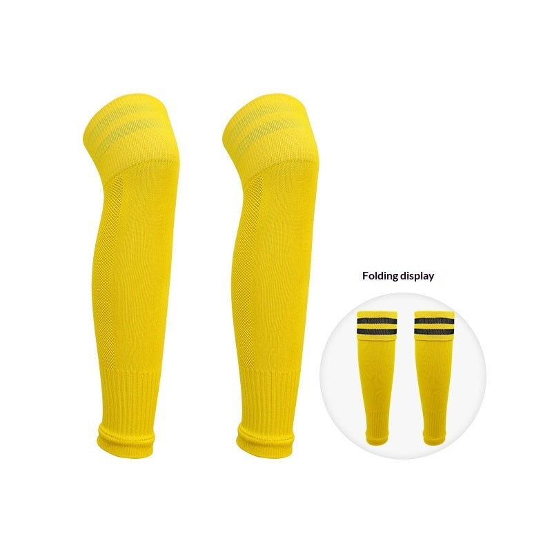 Over-the-knee Soccer Socks With Leg Guards For Fall And Winter