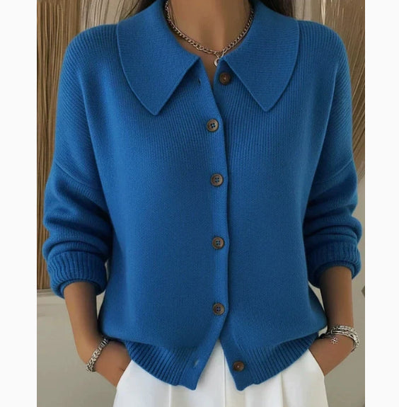 Womens Knitted Cardigan With Buttons