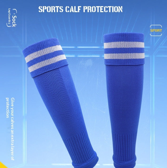 Over-the-knee Soccer Socks With Leg Guards For Fall And Winter
