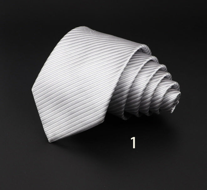 Men's Striped British Gentleman Polyester Fiber Tie