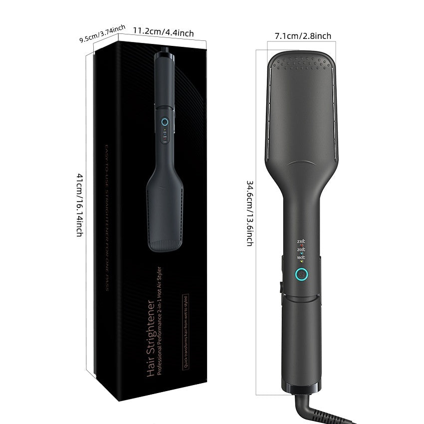 Hair Dryer Hair Straightener Two-in-one Multi-functional Wet And Dry Dual-use Electric Hair Straightener