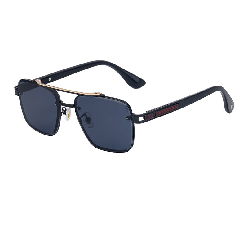 Mens Fashionable Square-frame Sunglasses