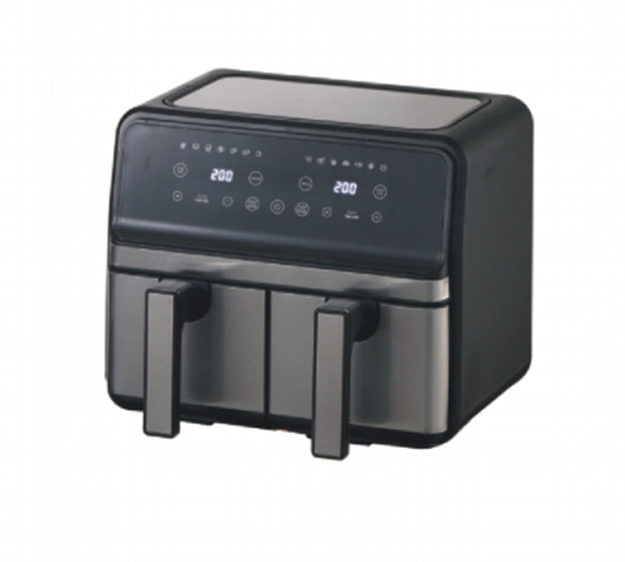 Household Multi-function Visual Intelligent Touch Screen Double Pot Air Fryer