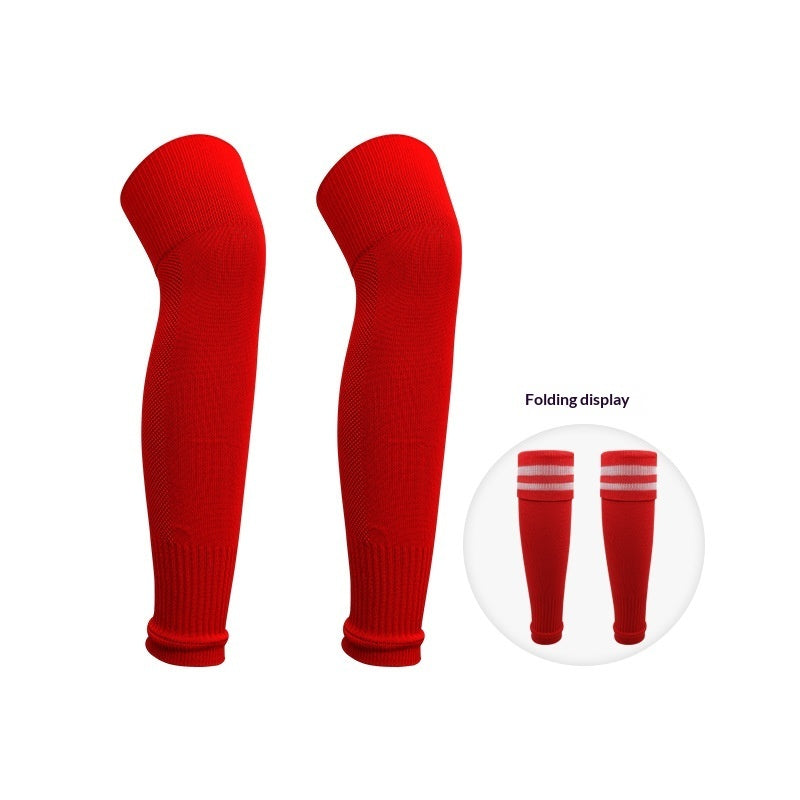 Over-the-knee Soccer Socks With Leg Guards For Fall And Winter