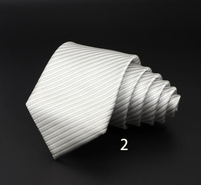 Men's Striped British Gentleman Polyester Fiber Tie