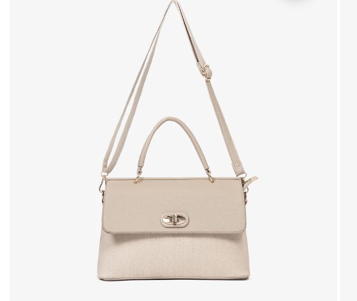 Women's beige crossbody bag