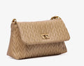 women's light brown crossbody bag