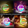 Night light Wireless Phone Charger Bluetooth speaker, Alarm clock
