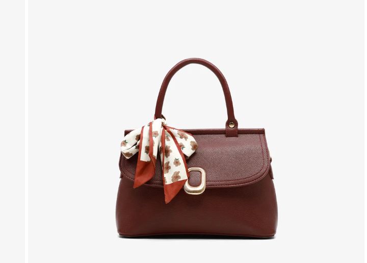 women's burgundy crossbody bag