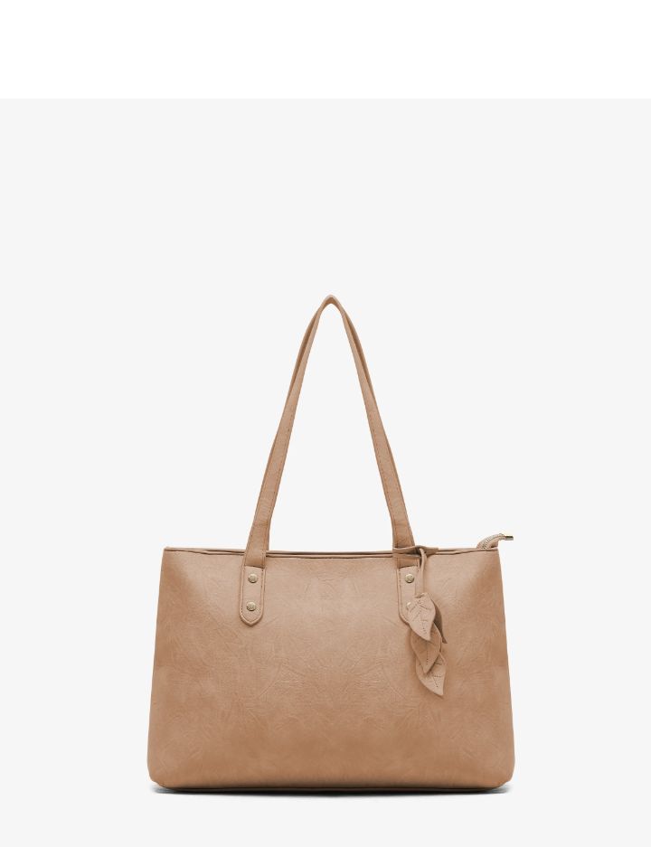 women's light brown Tote bag