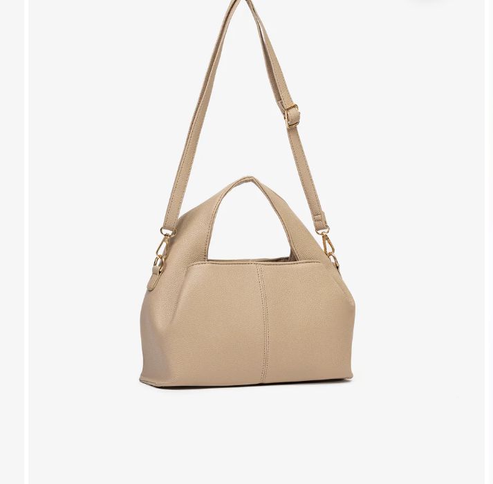 women's beige shoulder bag