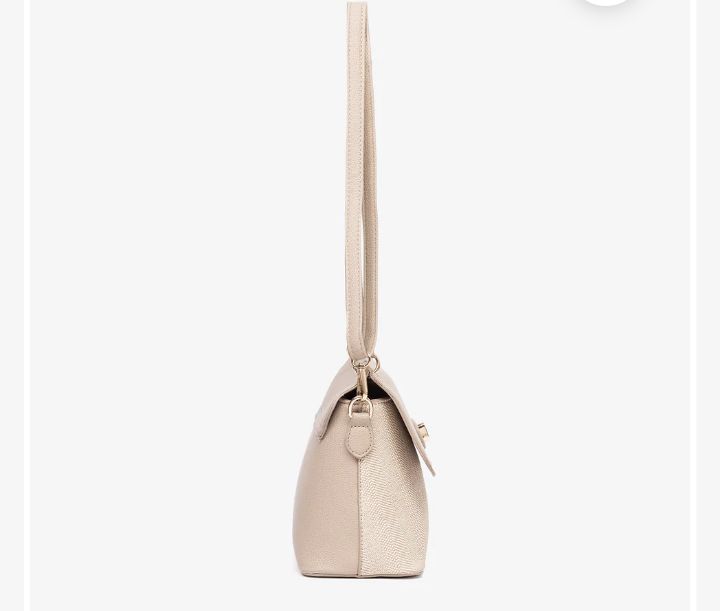 Women's beige crossbody bag