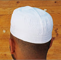 White Boqus Namaz topi