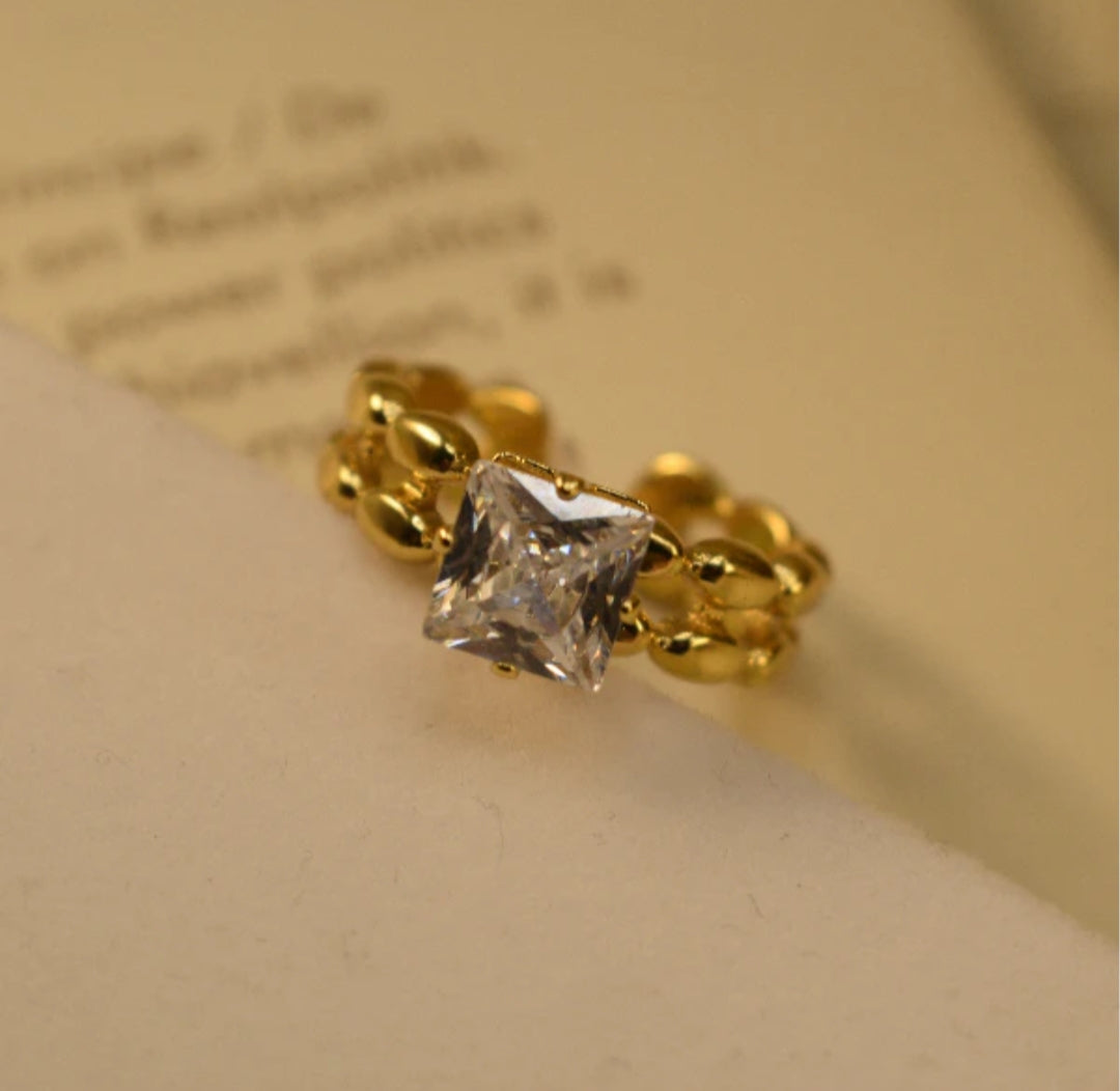 Crystal Stone Ring
