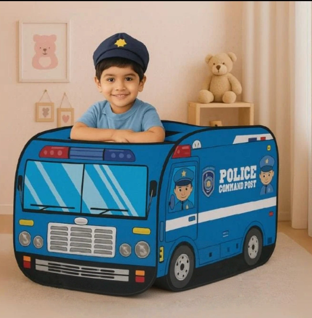 Police Car Play Tent