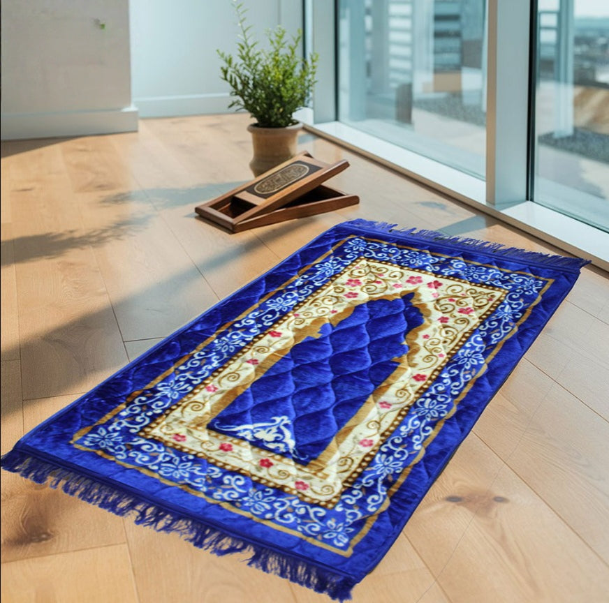 Velvet Foam Quilted Jai namaz