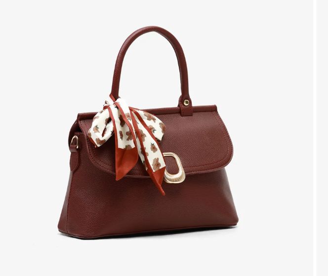 women's burgundy crossbody bag